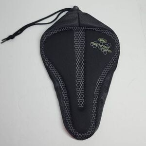 Bell Memory Foam Seat Cover Adjustable Strap‎ Black Honeycomb Accent Soft Padded